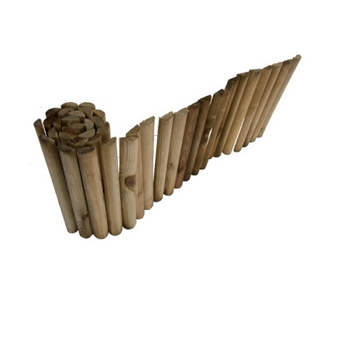 BORDURA MADERA ENRROLLABLE 2m x 40cm.